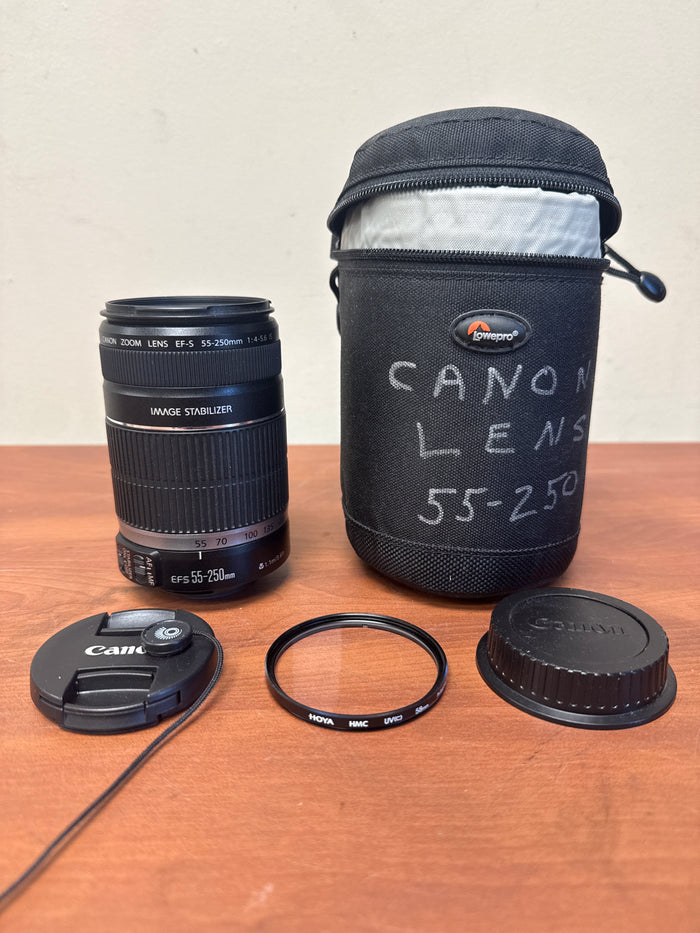 Canon EF-S 55-250mm f/4-5.6 IS Lens S# 7212541293