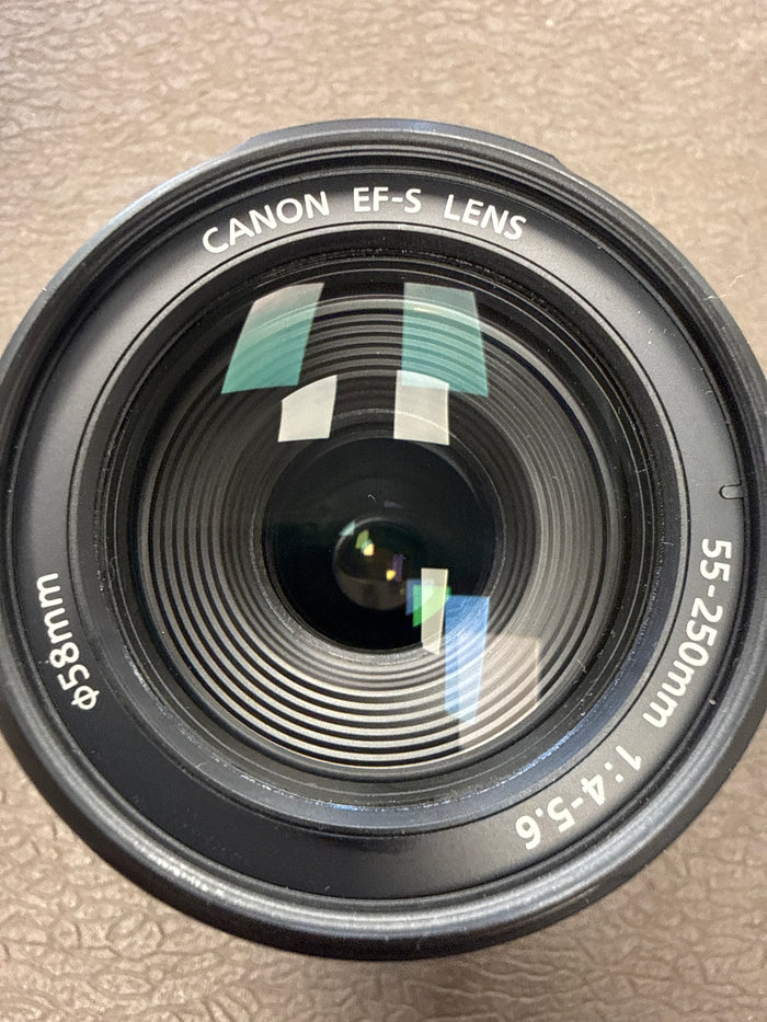 Canon EF-S 55-250mm f/4-5.6 IS Lens S# 7212541293