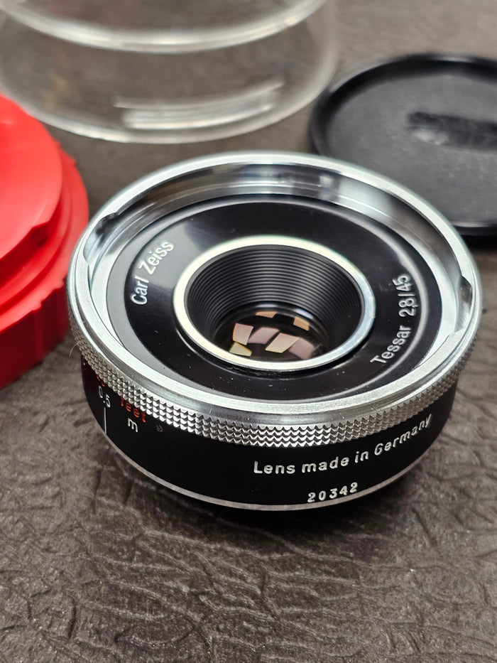 Carl Zeiss Tessar 45mm f/2.8 Lens Contaflex 126 Mount S# 18295