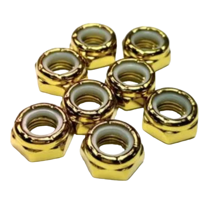 Chaya - Gold Bling T'ing 8mm Axle Nuts (8 Pack)