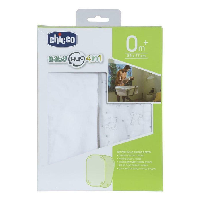 Chicco Bedding Chicco Baby Hug Crib Sheets Set (2pc) - Bear