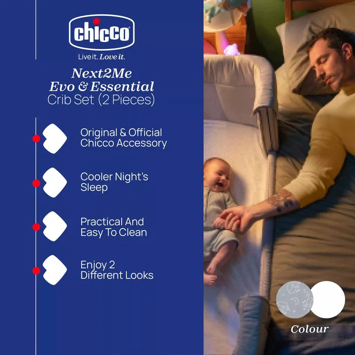 Chicco Bedding Chicco Next2Me Crib Set (2 Piece) - Grey Fox