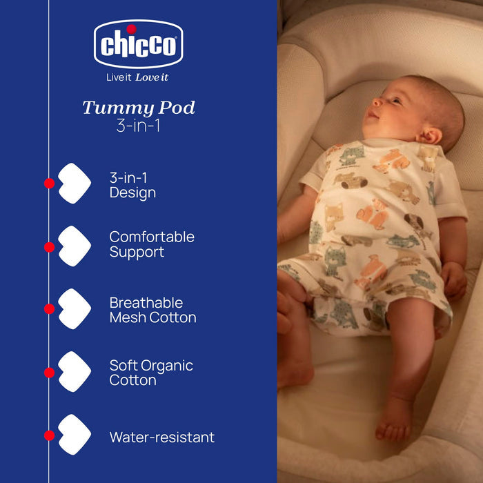 Chicco Sleeping Bags Chicco Tummy Pod 3-in-1 - Natural