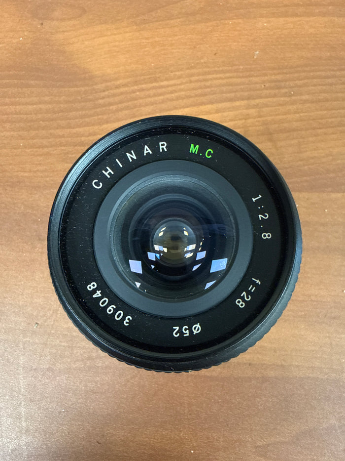 Chinar M.C. 1:2.8 f=28mm lens (used)