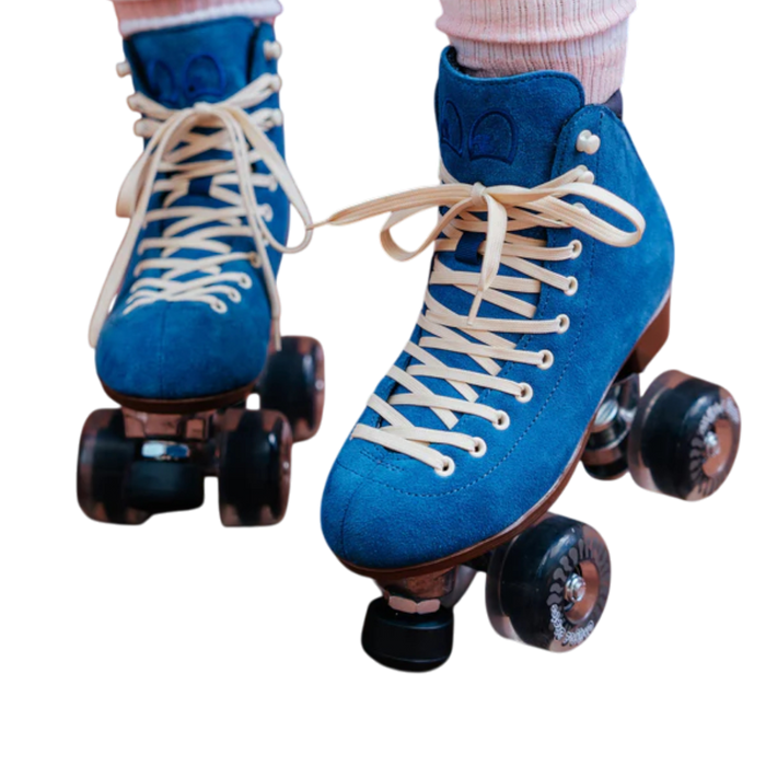 Chuffed  - Classic Blue Suede Wanderer - Roller Skate Sets