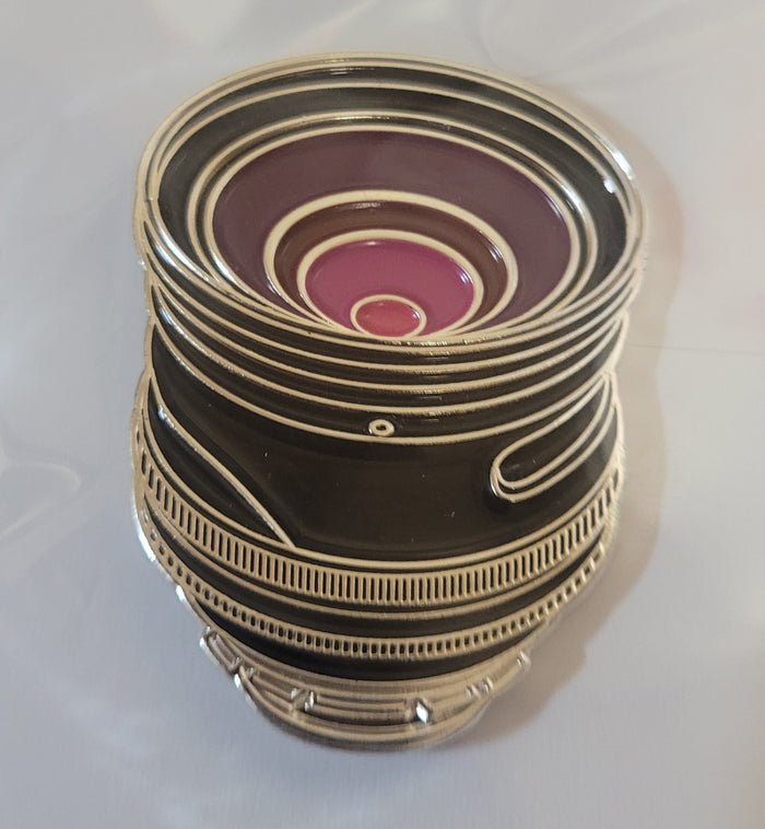 Cinema Style Lens Enamel Lapel Pin -Limited Edition