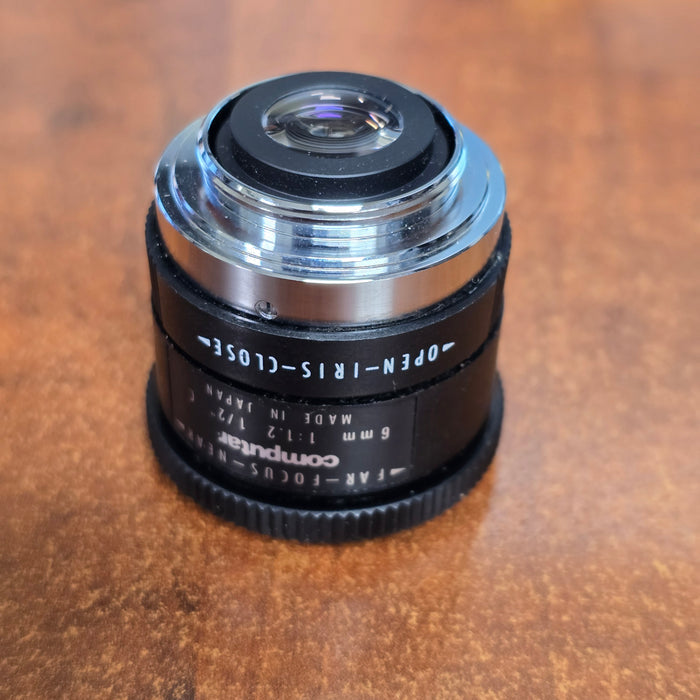 Computar 6mm 1:1.2 1/2" C-Mount CCTV Lens