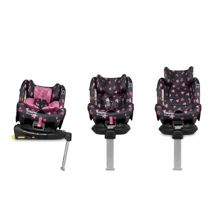 Cosatto Car Seat Cosatto All in All 360 Rotate Car Seat - Charcoal Lighthearted