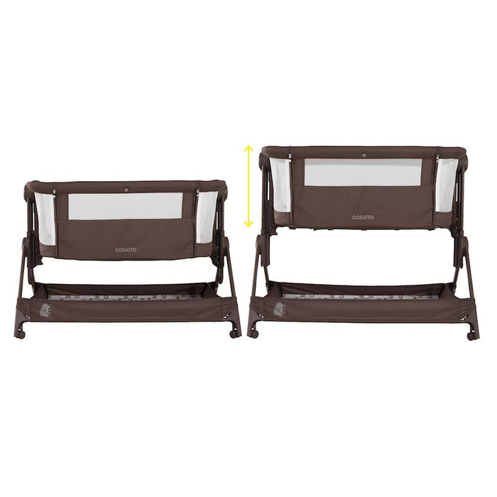 Cosatto Bedside Cribs Cosatto Close to Me Folding Bedside Crib - Bear Hug