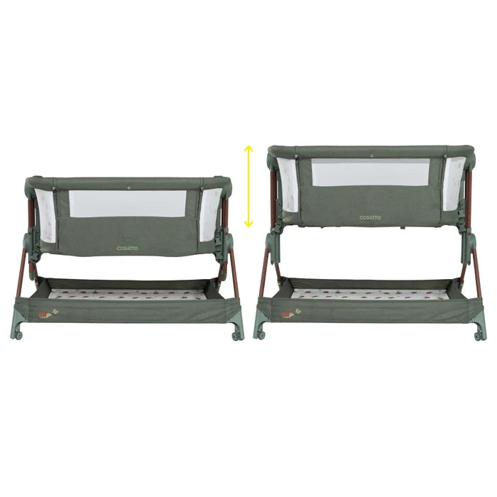 Cosatto Bedside Cribs Cosatto Close to Me Folding Bedside Crib - Hoglet