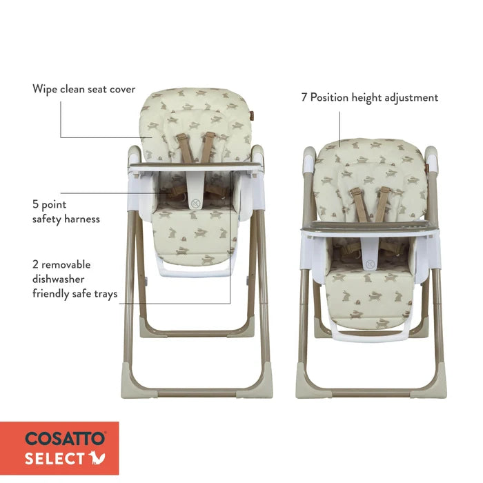 Cosatto Highchairs Cosatto Pip 0+ Highchair - Lollop