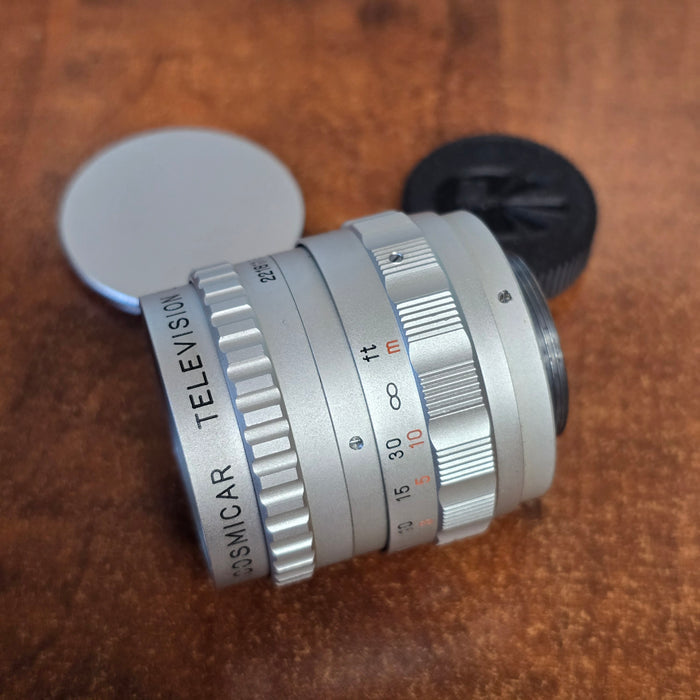 Cosmicar 25mm f1.4 TV C-Mount Lens S# 18346