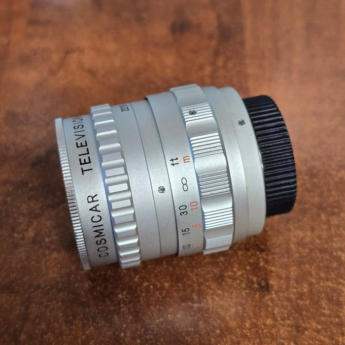 Cosmicar 25mm f1.4 TV C-Mount Lens S# 18346