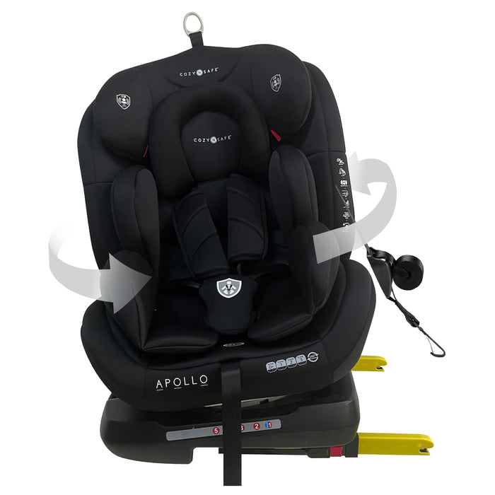 Cozy N Safe Car Seats Cozy N Safe Apollo Group 0+/1/2/3 360° Car Seat - Black