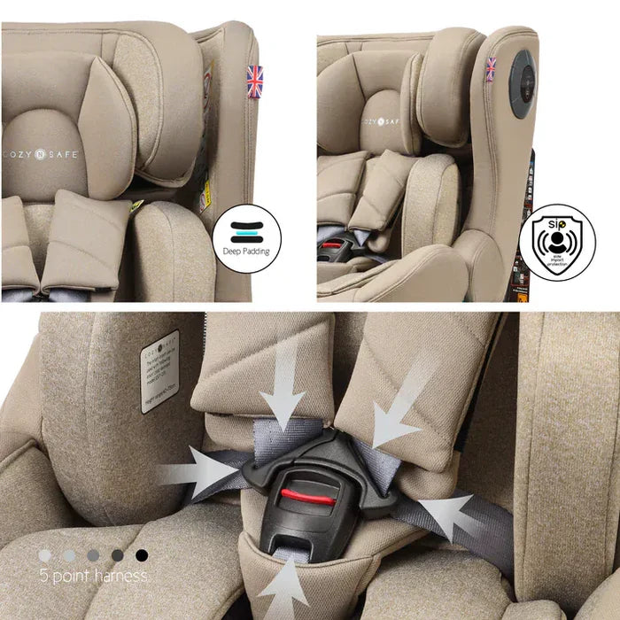 Cozy N Safe Car Seat Cozy N Safe Comet+ i-Size 360 Car Seat - Ecru