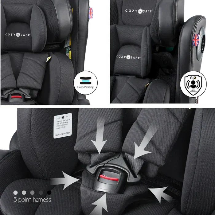 Cozy N Safe Car Seat Cozy N Safe  Comet+ i-Size 360 Car Seat - Jet