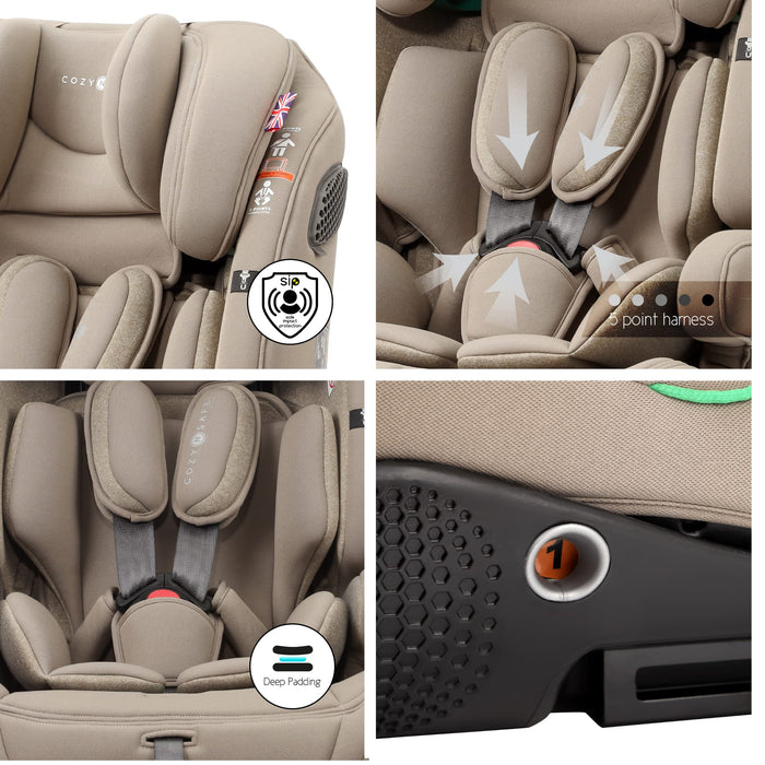 Cozy N Safe Car Seat Cozy N Safe Olympus i-Size Car Seat - Ecru