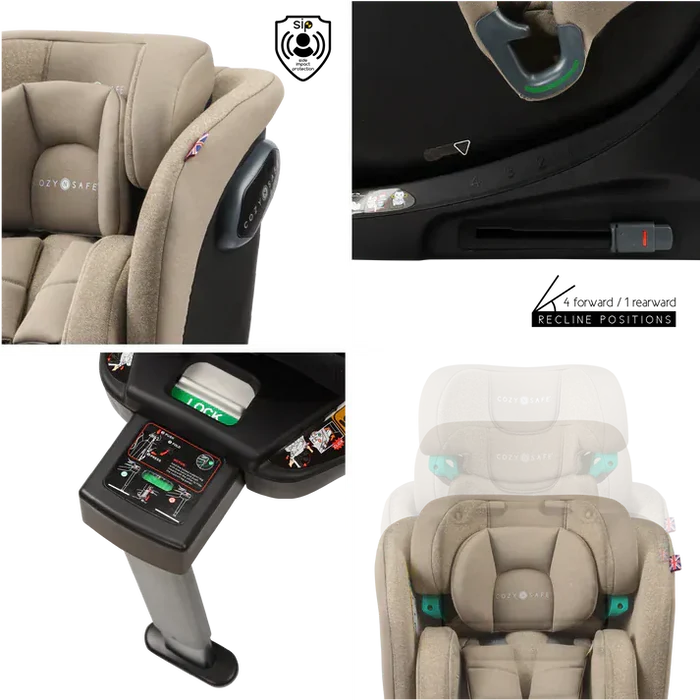 Cozy N Safe Car Seats Cozy N Safe Stanford i-Size 360 Car Seat - Ecru