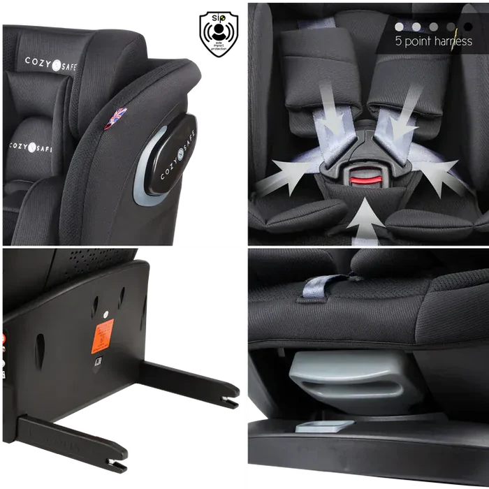 Cozy N Safe Car Seats Cozy N Safe Vesta i-Size 360 Car Seat - Jet