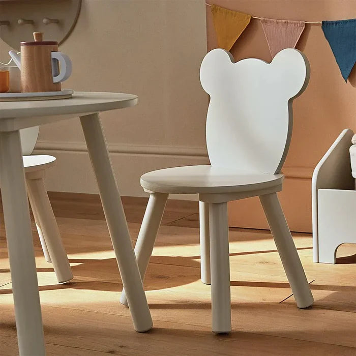 Cuddleco Nursery Furniture CuddleCo Bear Play House Table with Chairs - Pebble