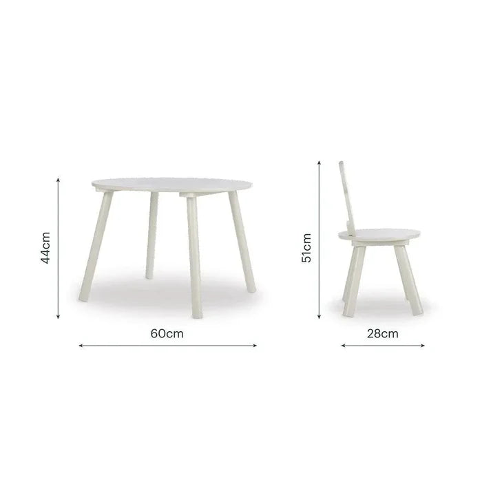 Cuddleco Nursery Furniture CuddleCo Bear Play House Table with Chairs - Pebble