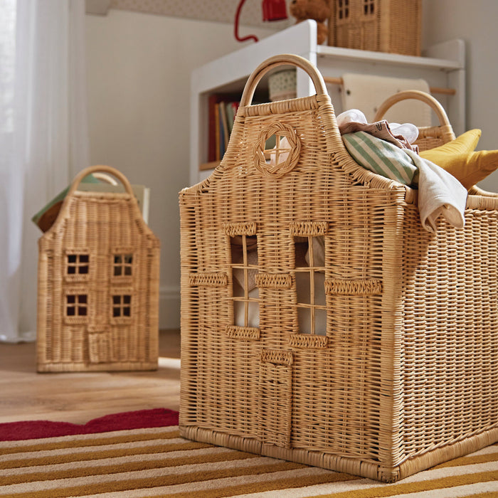 Cuddleco Storage Cuddleco Dutch House Set 3 Baskets - Rattan