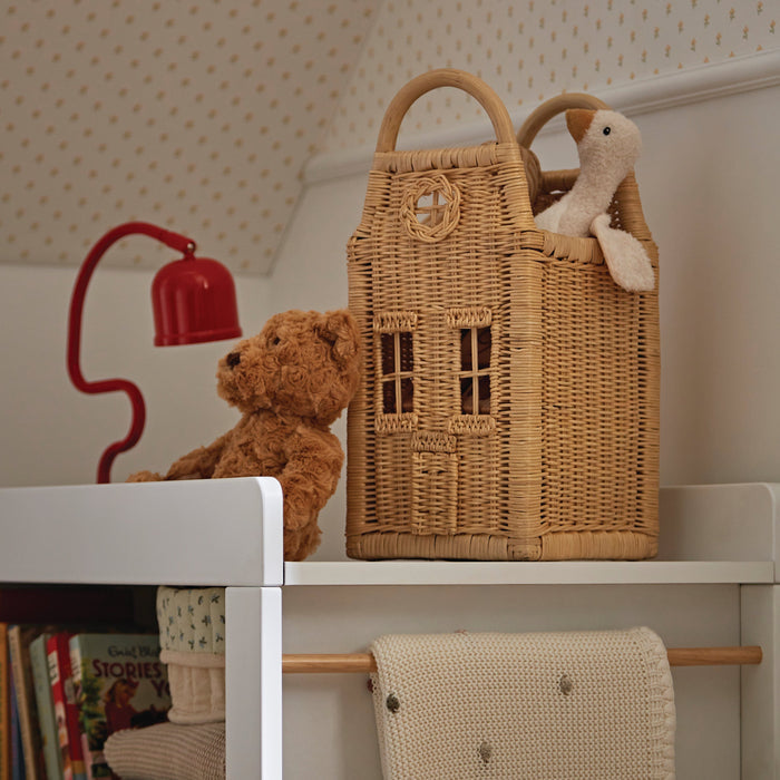 Cuddleco Storage Cuddleco Dutch House Set 3 Baskets - Rattan
