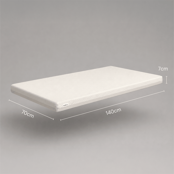 Cuddleco Mattresses CuddleCo Lullaby Hypo-Allergenic Bamboo Foam Cot Bed Mattress 140 x 70cm