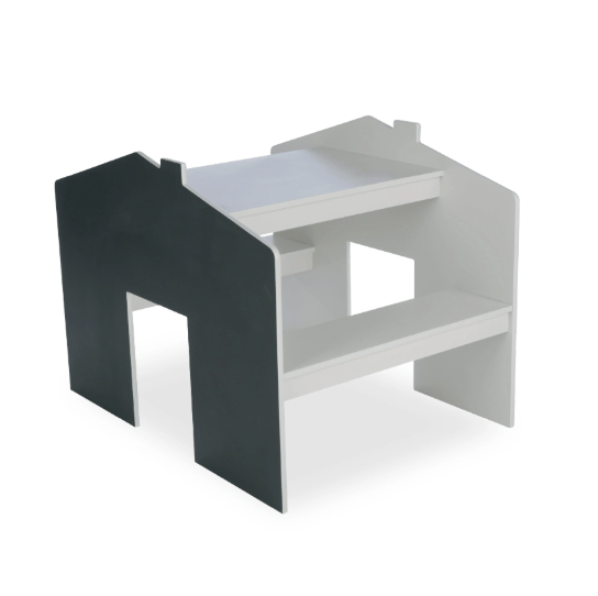Cuddleco Nursery Furniture CuddleCo Play House Desk for 2 - Pebble