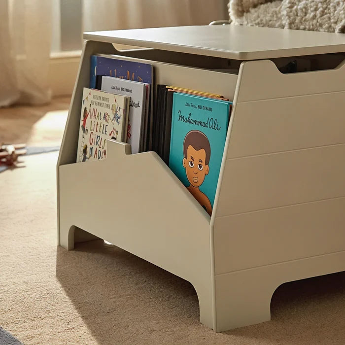 Cuddleco Nursery Furniture CuddleCo Play House Storage Box - Pebble