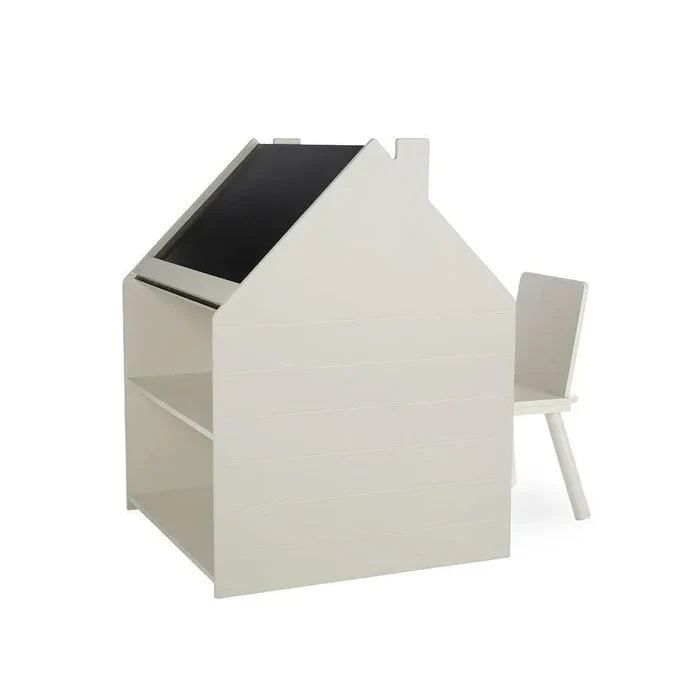 Cuddleco Nursery Furniture CuddleCo Play House Storage Desk, Easel & Chair - Pebble