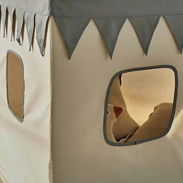 Cuddleco Toys CuddleCo Play House with Bunting - Sea Salt