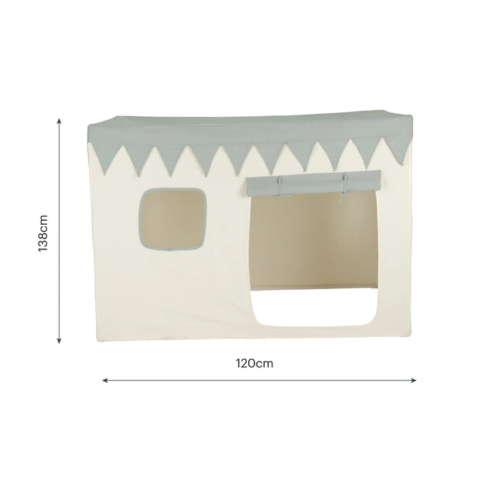 Cuddleco Toys CuddleCo Play House with Bunting - Sea Salt