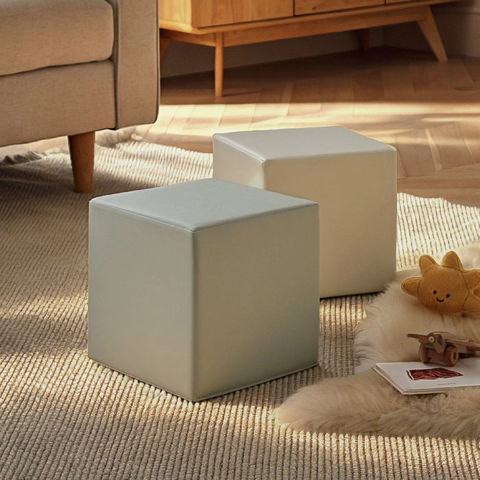 Cuddleco Toys CuddleCo Soft Play Cubes 2 Piece - Sea Salt & Pebble