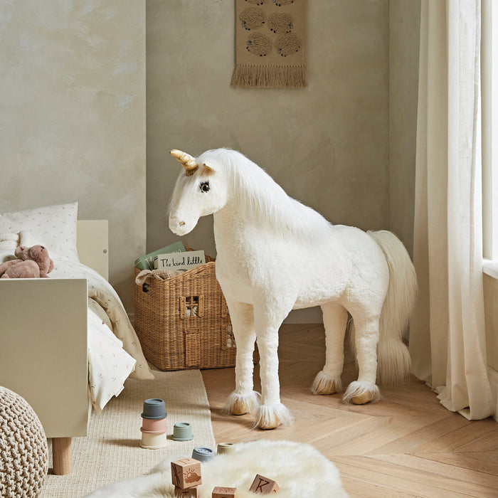 Cuddleco Toys Cuddleco Standing Unicorn - Gold Dust
