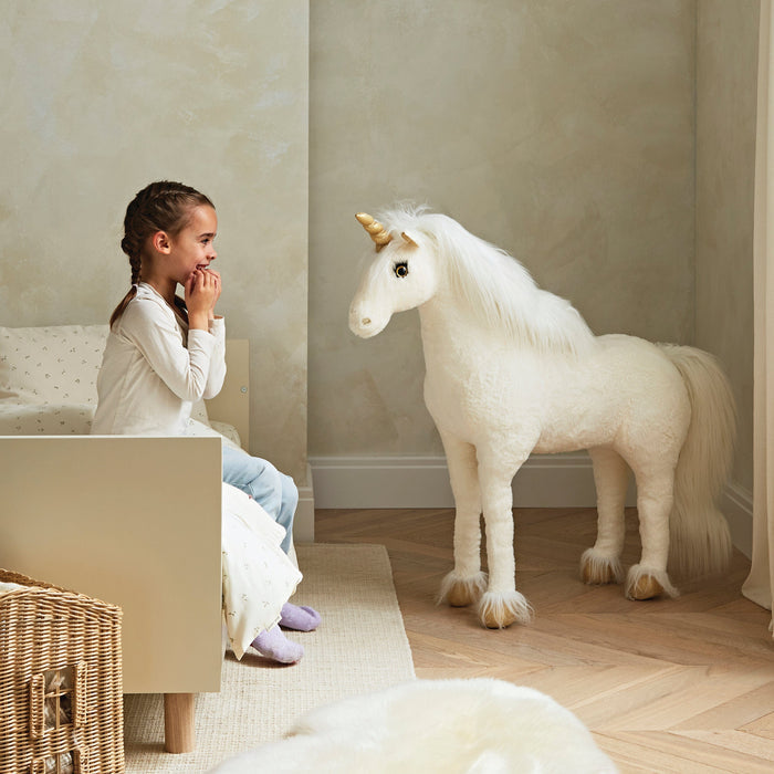 Cuddleco Toys Cuddleco Standing Unicorn - Gold Dust