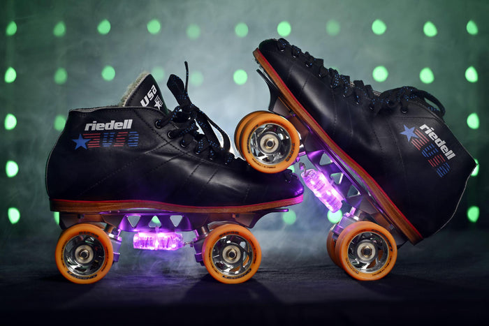 D-Vine Led's - 7 Solid Colors - Roller Skate Lights Rechargeable Led Lights (pair)