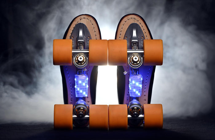 D-Vine Led's - 7 Solid Colors - Roller Skate Lights Rechargeable Led Lights (pair)