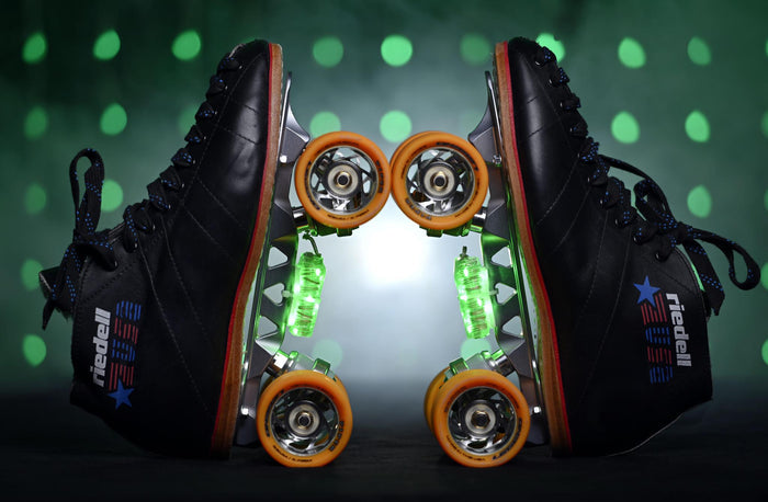 D-Vine Led's - 7 Solid Colors - Roller Skate Lights Rechargeable Led Lights (pair)