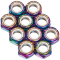 Defiant Upgrades - Oil Slick 8mm Roller Skate Axle Nuts (10 Pack)