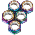 Defiant Upgrades - Oil Slick 8mm Skateboard Axle Nuts (5 Pack)