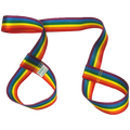 Derby Lace - Rainbow Stripe Pride Skate Leash - Gear Leash