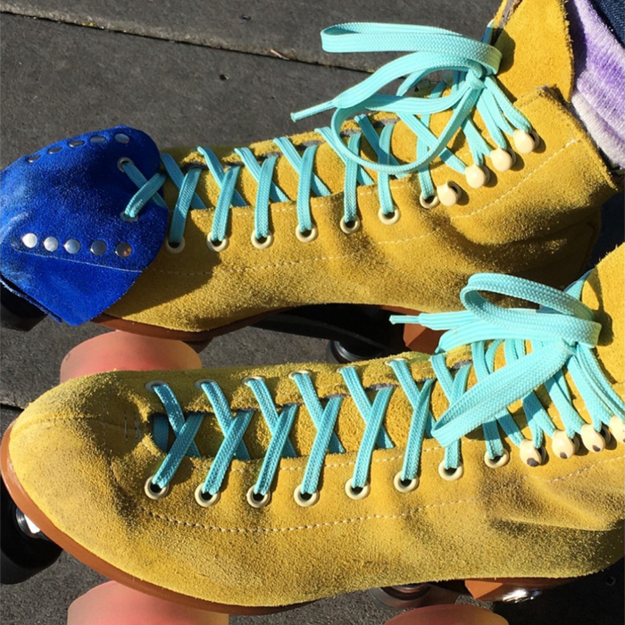 Derby Laces - Aqua Spray Teal - Core Laces (Sold In Pairs)