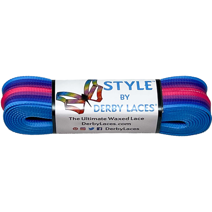 Derby Laces - Arctic Sunset Stripe - Style Laces (Sold In Pairs)