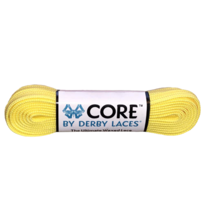 Derby Laces - Lemon Yellow  - Core Laces (Sold In Pairs)