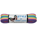 Derby Laces - Pastel Rainbow - Style Laces (Sold In Pairs)