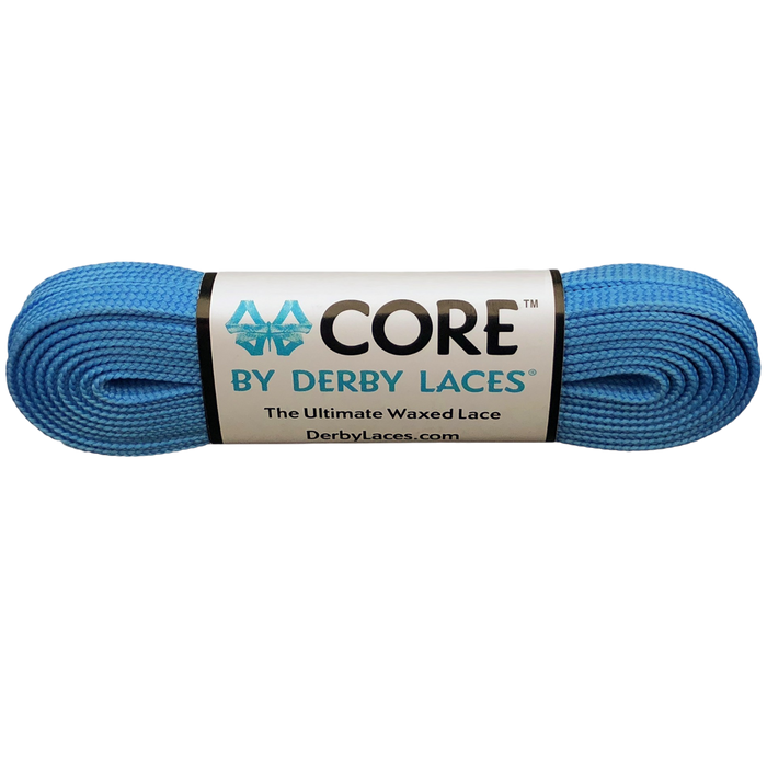 Derby Laces - Pool Blue  - Core Laces (Sold In Pairs)