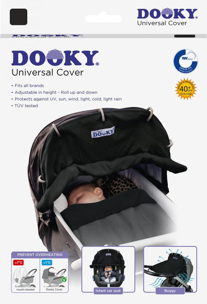 Dooky Sun Shades Dooky Universal Sun Shade - Plain Black