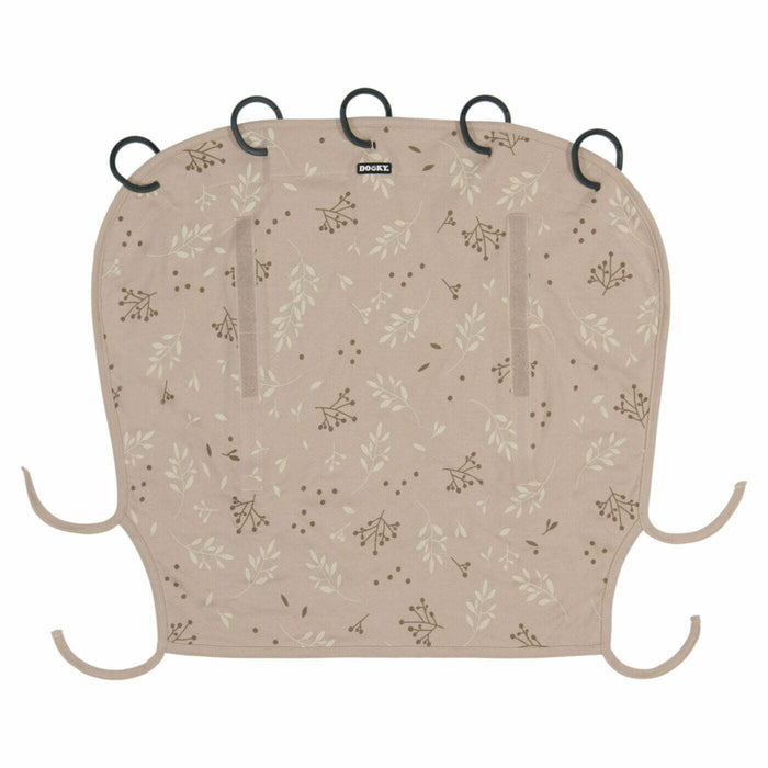Dooky Sun Shades Dooky Universal Sun Shade - Romantic Leaves Beige
