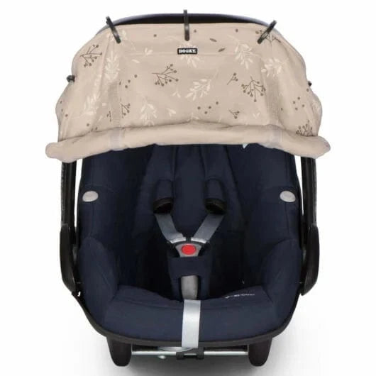 Dooky Sun Shades Dooky Universal Sun Shade - Romantic Leaves Beige